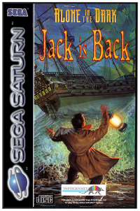 Alone in the Dark: Jack is Back PAL Sega Saturn PAL box art